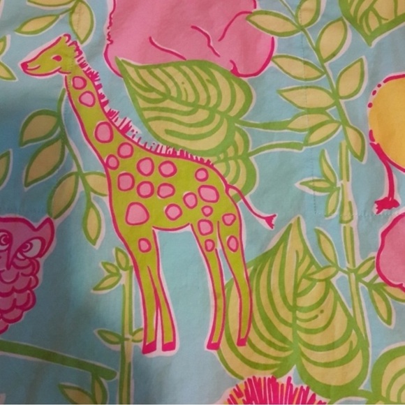LILLY PULITZER San Diego Zoo Print Wrap Skirt Size 2 -- ADORABLE!!! - Picture 5 of 10